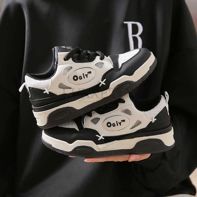 Platforminiai sportbačiai Moteriški bėgimo bateliai Moteris vaikštanti Patogūs moteriški laisvalaikio suvarstomi vulkanizuoti batai Stambūs sportbačiai