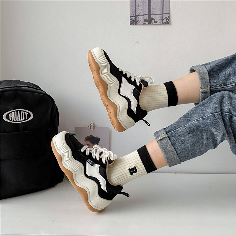 Vabaaja tossud Mood Ehtsad segavärvilised tossud 2023. aasta kevad-sügisjalatsid naistele hingavad spordijalatsid