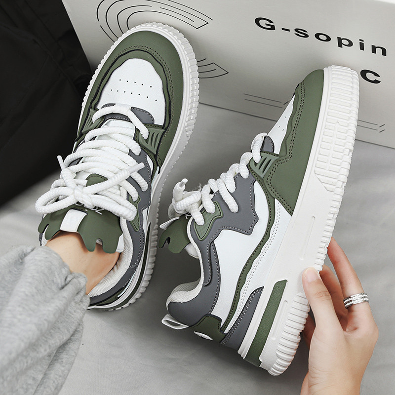 Μόδα πάνινα παπούτσια με χοντρό κάτω μέρος για άντρες Low top Heighten Αθλητικά παπούτσια Ανδρικά Zapatillas Hombre Comfort Casual Παπούτσια για τρέξιμο για αγόρια