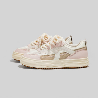 HOPUS Proljetne ženske tenisice Modne ležerne bijele cipele u mješovitim bojama za žene 2023 Nove niske cipele s platformom Vulkanizirane cipele Udobne