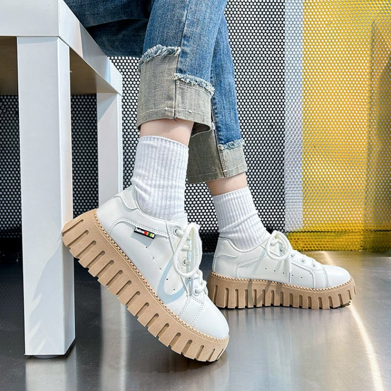 Moterų sportbačių tendencijos 2023 m. pavasario naujiena laisvalaikio sportiniai batai, patogūs moteriški, plokščia platforma bėgimo bateliai Zapatillas De Deporte