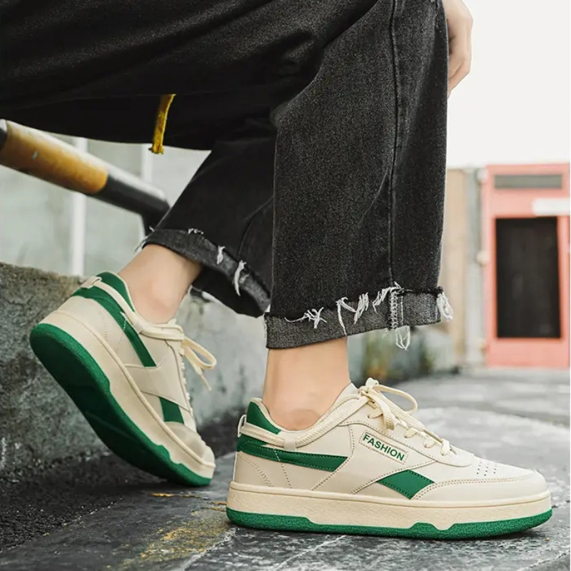 Νέα Lace up Fashion Αθλητικά Παπούτσια Ανδρικά Προσωποποιημένα Βουλκανιζέ Παπούτσια Ανδρικά παπούτσια Casual Μόδα Άνετα Αθλητικά Παπούτσια Ανδρικά