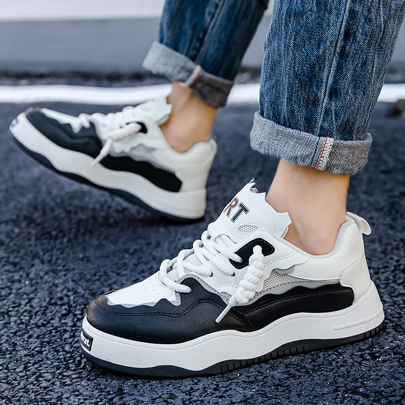 Φθινοπωρινά νέα χαμηλά ανδρικά βουλκανιζέ παπούτσια Μοντέρνα και ευέλικτα παπούτσια ψωμιού Αντιολισθητικά αθλητικά παπούτσια που αναπνέουν