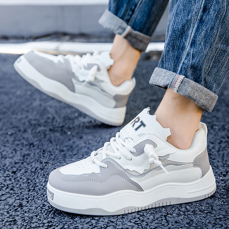 Φθινοπωρινά νέα χαμηλά ανδρικά βουλκανιζέ παπούτσια Μοντέρνα και ευέλικτα παπούτσια ψωμιού Αντιολισθητικά αθλητικά παπούτσια που αναπνέουν