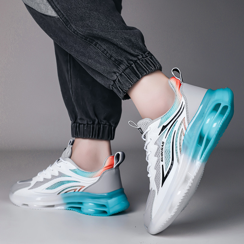 2023. Nove jesenske muške tanke cipele s plimom Šuplje prozračne muške tenisice s mrežom za trčanje Mrežaste cipele za mlade Muške cipele s oštricom