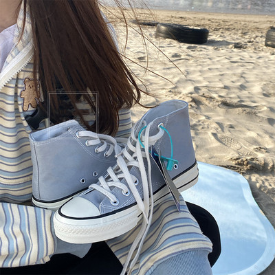 Unisex kõrged naiste lõuendjalatsid Meeste vabaaja sörkimisjalatsid Tudengite Vulcanize kingad Nööritavad naiste tossud Zapatos De Mujeres