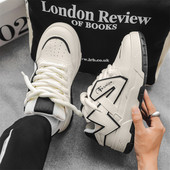 Ανοιξιάτικα στρογγυλά δάχτυλα Casual ανδρικά παπούτσια με κορδόνια Μόδα, αντιολισθητικά, άνετα, μαλακά στο κάτω μέρος, ανδρικά παπούτσια μόδας