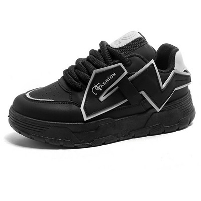 Ανοιξιάτικα στρογγυλά δάχτυλα Casual ανδρικά παπούτσια με κορδόνια Μόδα, αντιολισθητικά, άνετα, μαλακά στο κάτω μέρος, ανδρικά παπούτσια μόδας