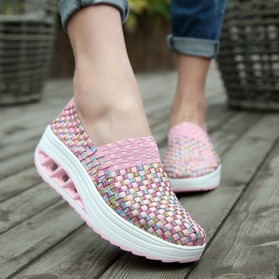 Tenis Ženske tenisice Slip-On Prozračne debele cipele na platformu za žene Udobne lagane majčinske cipele Zapatos De Mujer