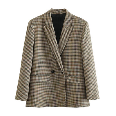 T MODA 2023 naiste kaherealine bleiser kontorinaise vaba klassikaline mantel, kostüüm, jakk Naiste šikk välisrõivad, rõivad Veste naisele