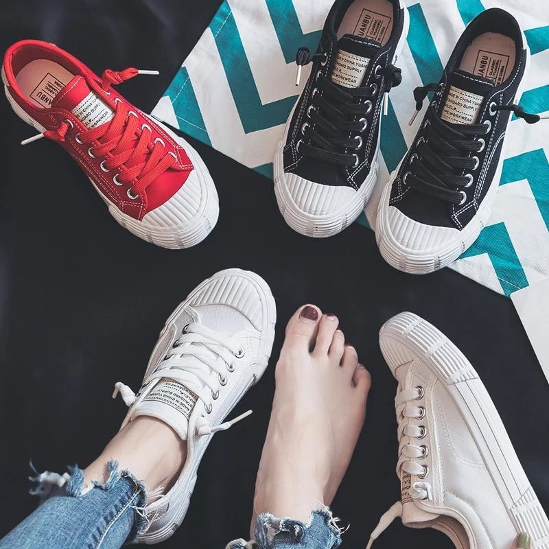 Mood Denim Tossud Naiste vabaajajalatsid Hingavad tossud Canvas Kingad naistele Paelad jalatsid Zapatillas Hombre Summer