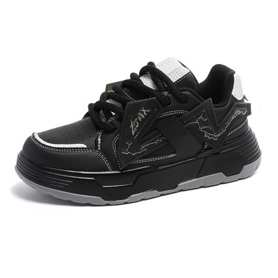 Meeste tossud vabaaja spordijalatsid meestele Kerged PU-nahast mugavad nööriga valged tennised Zapatillas Hombre