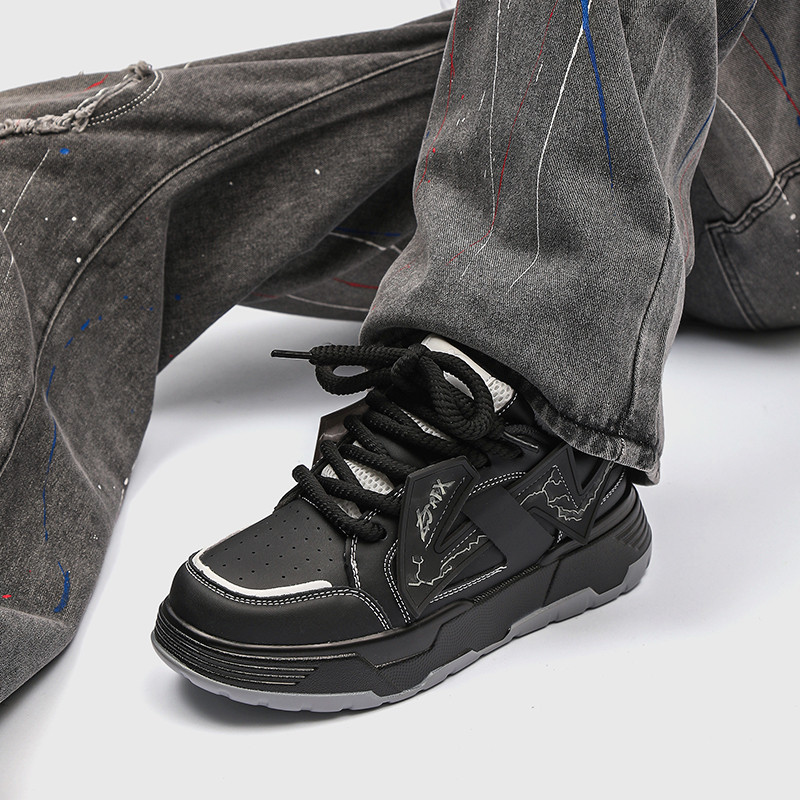 Meeste tossud vabaaja spordijalatsid meestele Kerged PU-nahast mugavad nööriga valged tennised Zapatillas Hombre