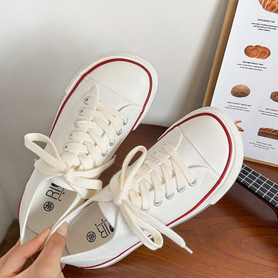 Γυναικεία παπούτσια καμβά Γυναικεία μόδα Καλοκαιρινή καθημερινή αθλητικά παπούτσια Φοιτητικά casual παπούτσια Ψηλά τοπ Γυναικεία παπούτσια Vulcanize