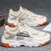 Mitmekülgne paksu põhjaga ühekordne kinga 2023 uus moodne pehme tallaga hingav kulumiskindel meeste kevad- ja sügisspordijalatsid