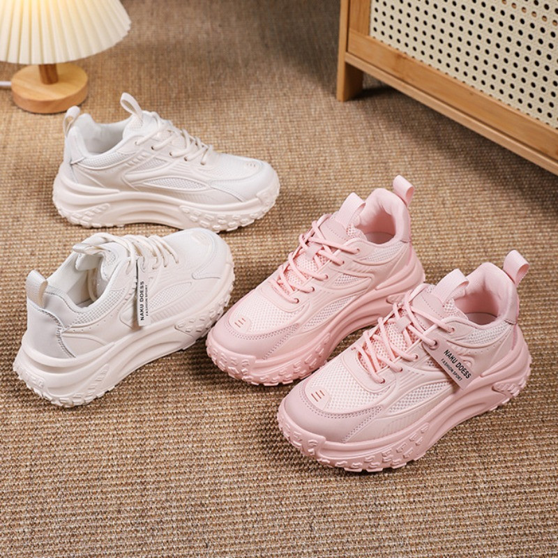 Naiste spordijalatsid 2023 suvine võrk naiste jalanõud hingavad kingad paks põhja suurendatud spordijalatsid naiste tennis