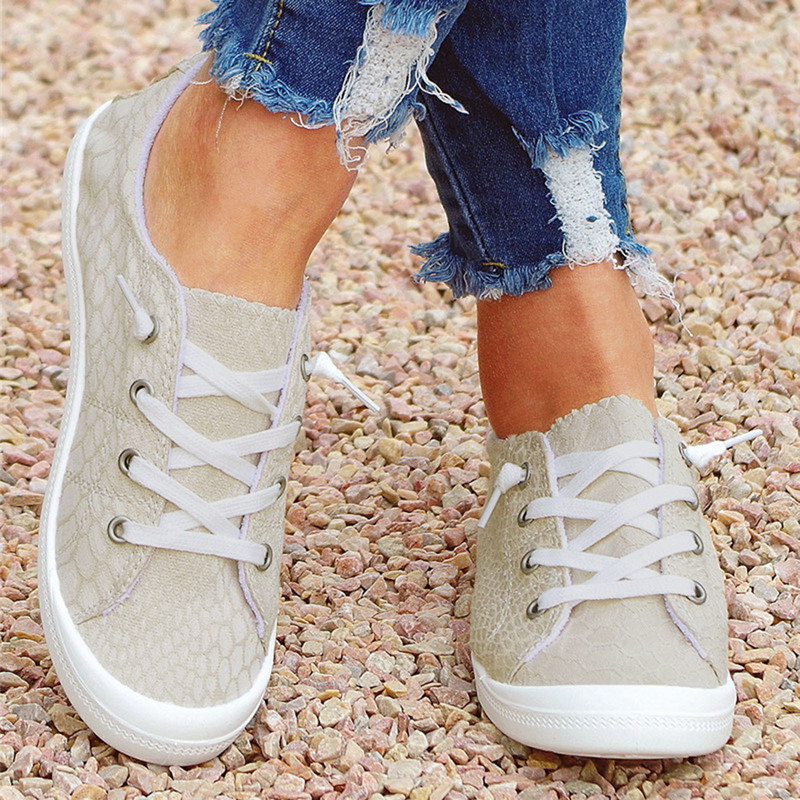 Naiste lõuendist kingad Vulkaniseerivad pehmed naiste sügispüksid Lamedad vabaajajalatsid õues mugavad hingavad tossud suures suuruses