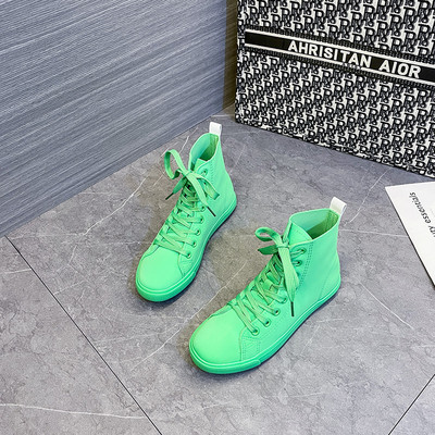 2022. aasta kevadine naistemood Vulkaniseeritud kingad Naiste tossud Uued retrohõngulised lõuendist kingad Lamedad moed, mugavad kõrged kingad naistele