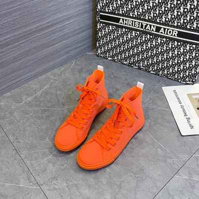 2022. aasta kevadine naistemood Vulkaniseeritud kingad Naiste tossud Uued retrohõngulised lõuendist kingad Lamedad moed, mugavad kõrged kingad naistele