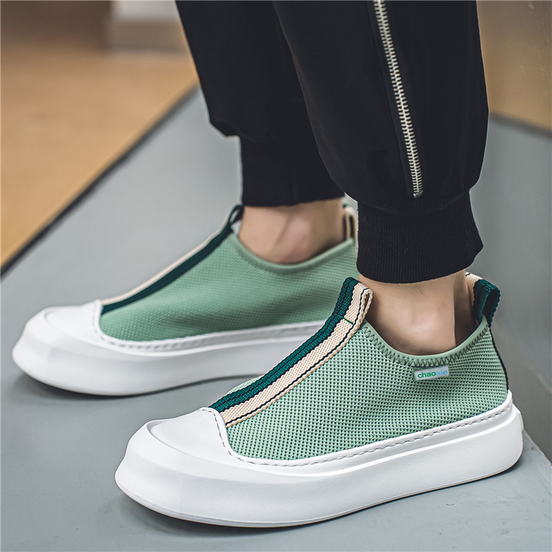 Παπούτσια για άντρες Casual Παπούτσια Άνετη ανδρική ολίσθηση σε αθλητικά παπούτσια Breathable επώνυμα παπούτσια Αντιολισθητικά παπούτσια Μόδα Ανδρικά παπούτσια Vulcanize