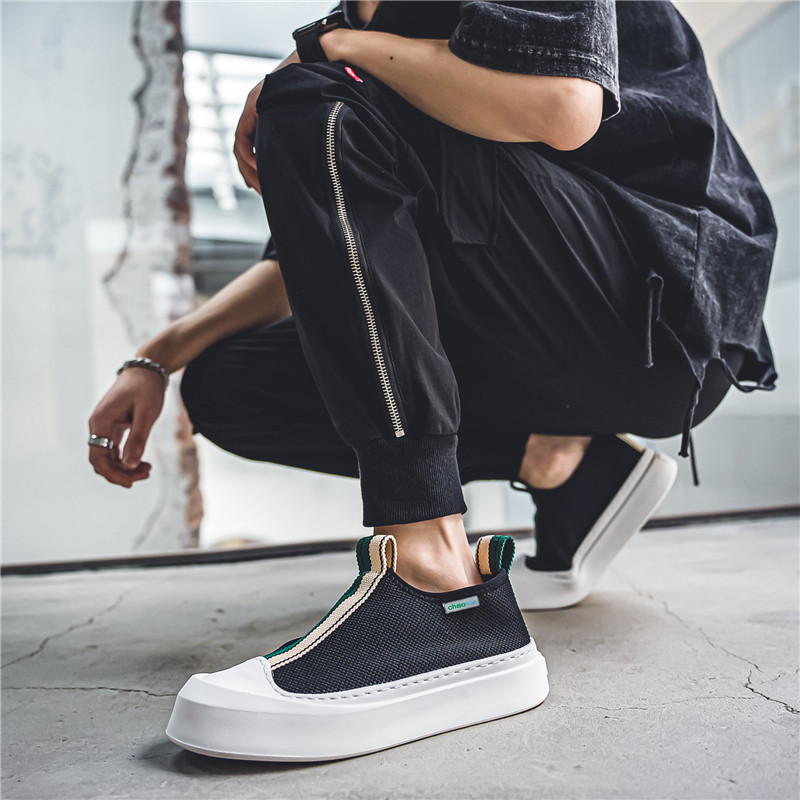 Παπούτσια για άντρες Casual Παπούτσια Άνετη ανδρική ολίσθηση σε αθλητικά παπούτσια Breathable επώνυμα παπούτσια Αντιολισθητικά παπούτσια Μόδα Ανδρικά παπούτσια Vulcanize