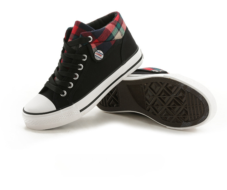 2023 Νέα άφιξη Άνοιξη και Φθινόπωρο Νέα ψηλά παπούτσια από καμβά Γυναικεία φοιτητικά καθημερινά παπούτσια Άνετα παπούτσια για τρέξιμο Γυναικεία παπούτσια