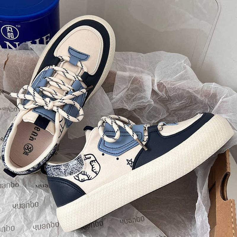 SHANPA 2023 Ανοιξιάτικα παπούτσια με εξειδικευμένες γυναίκες για κορίτσια Ροζ παπούτσια από καμβά που ταιριάζουν με casual φοιτητικά κορεάτικα πάνινα παπούτσια