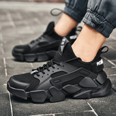 2023. aasta meeste kõrge ülaosaga moodsad tossud, platvorm, mugavad meeste vabaajajalatsid õues, libisemiskindlad hingavast võrgust tossud, paksud kingad