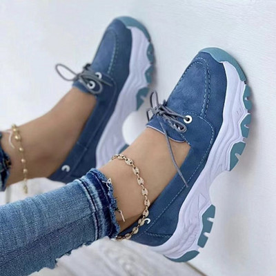 Modna teniska ženska obuća za 2023. Ženske tenisice S platformom Ležerne prozračne sportske cipele Vulkanizirane cipele Zapatillas De Mujer