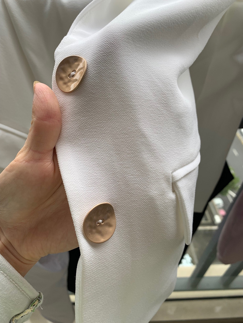 Γυναικεία μόδα PEONFLY Λευκό σακάκι με μακρυμάνικο κορεατικό στυλ Χαλαρό θηλυκό μπλέιζερ Γυναικείο γραφείο 2022 Νέα άφιξη Φθινοπωρινά ρούχα