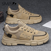 Muške cipele Mrežaste prozračne ležerne tenisice s platformom na vezanje Muške radne cipele za vanjske aktivnosti Muške vulkanizirane cipele Zapatillas De Hombre