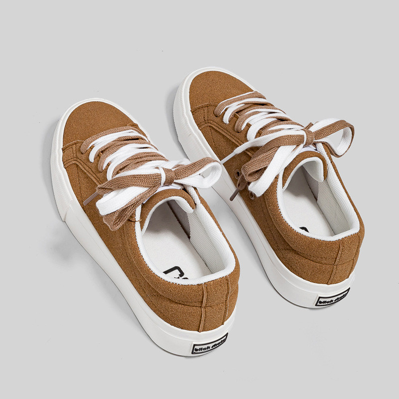 Άνοιξη και Καλοκαίρι 2023 Νέα Πράσινα Casual Παπούτσια από καμβά Γυναικεία παγωμένα casual γυναικεία αθλητικά παπούτσια Φοιτητικό μοντέρνο παπούτσι με χοντρή σόλα
