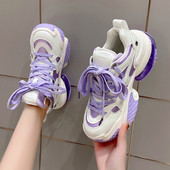 Νέο Air Cushion Μόδα Χοντρό Αθλητικά Παπούτσια Αναπνεύσιμη Πλατφόρμα Αθλητικά Παπούτσια Γυναικεία Δαντέλα Χοντρή Σόλα Casual Παπούτσια Zapatillas Mujer