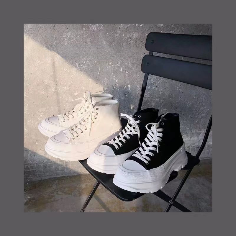 Platnene cipele Ženske prozračne tenisice Sportske cipele s platformom za žene Ležerne vulkanizirane cipele Ravne cipele Visoke cipele Zapatos Mujer Q287