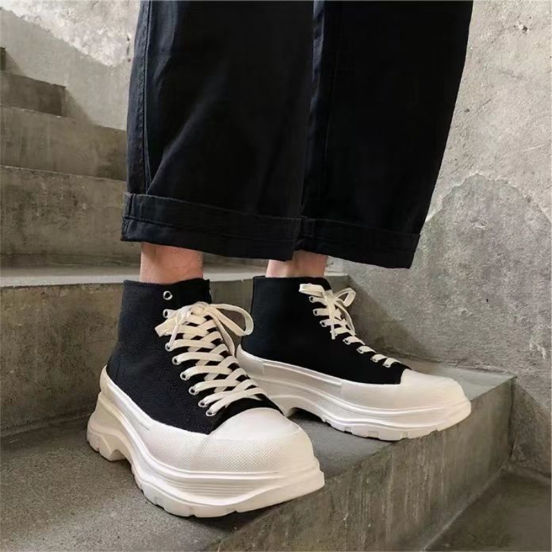 Platnene cipele Ženske prozračne tenisice Sportske cipele s platformom za žene Ležerne vulkanizirane cipele Ravne cipele Visoke cipele Zapatos Mujer Q287