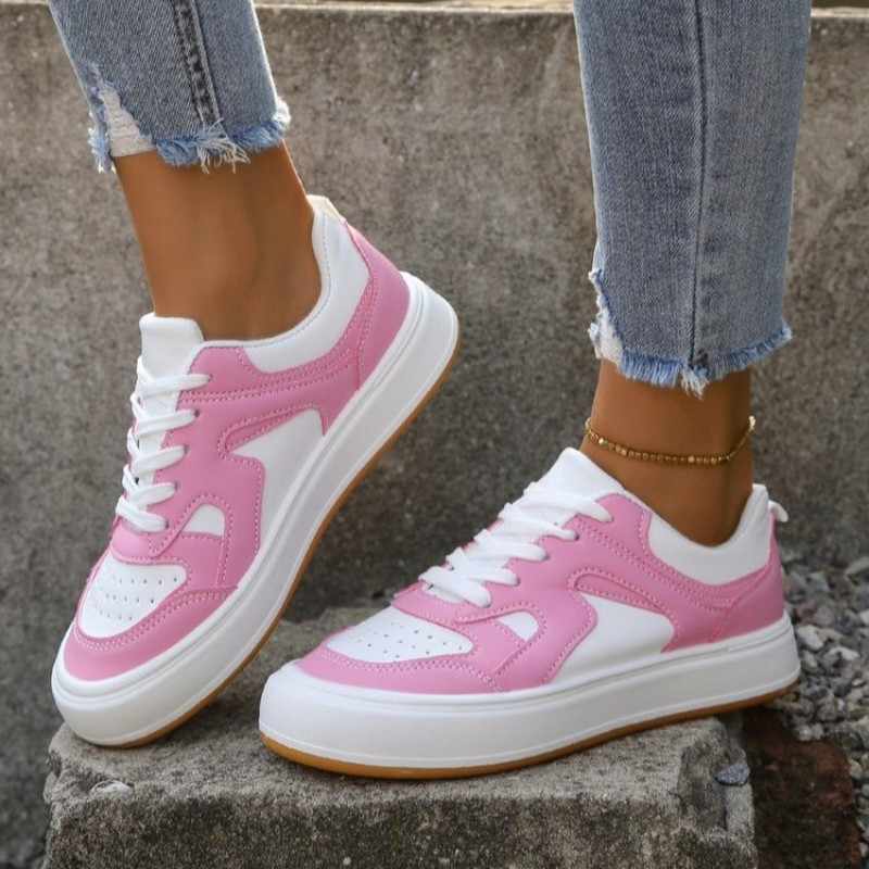 Vabaaja tossud Luksuslikud Vulcanize Kingad Naiste vabaajajalatsid Kerged lamedad kingad naistele