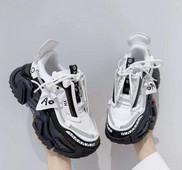 Pantofi pentru femei, cu fund gros, grosime, cu platformă coreeană, cu șireturi, respirabil, primăvară, toamnă, pantofi vulcanizați pentru femei