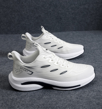 2023. aasta kuum müük Meeste kevad-sügis uued võrkkangast hingavad spordijalatsid Mitmekülgsed pehme tallaga libisemisvastased igapäevased meeste kingad