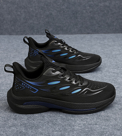 2023. aasta kuum müük Meeste kevad-sügis uued võrkkangast hingavad spordijalatsid Mitmekülgsed pehme tallaga libisemisvastased igapäevased meeste kingad