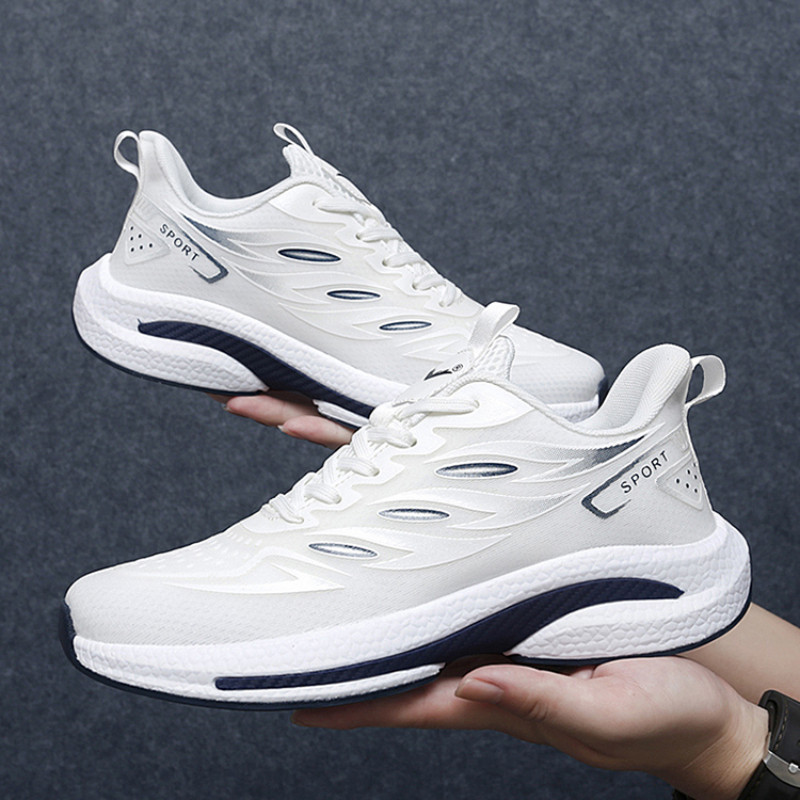 2023. aasta kuum müük Meeste kevad-sügis uued võrkkangast hingavad spordijalatsid Mitmekülgsed pehme tallaga libisemisvastased igapäevased meeste kingad