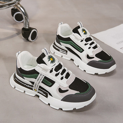 Naiste tossud Uued hingavast võrgust Fitness Jooksmine vabaaja spordijalatsid Naiste platvorm Kergejõustikutrenažöörid isakingad Naine