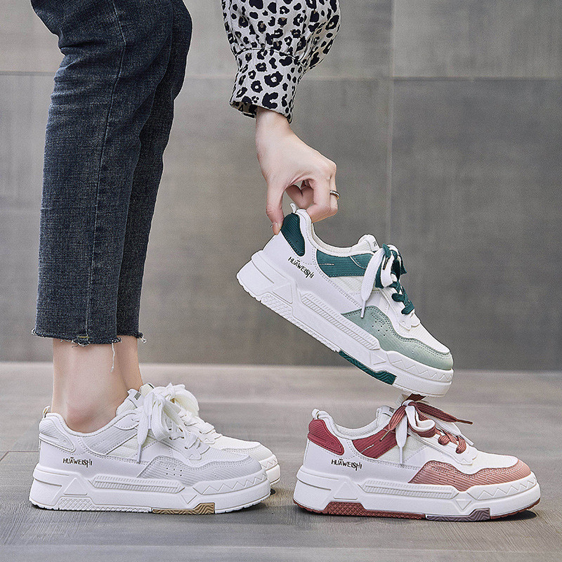 2022 Φθινόπωρο Νέα Κορεατική Έκδοση Φοιτητικά Αναπνεύσιμα Casual Γυναικεία Αθλητικά Παπούτσια Άνετα Παπούτσια Πλατφόρμας με μαλακό Πυθμένα Zapatillas Mujer