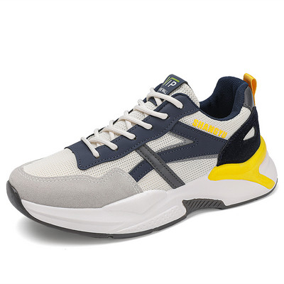 2023. aasta uued kevadised lamedad paeltega meeste spordijalatsid Moodsad libisemiskindlad välitingimustes kasutatavad mugavad Trend-hingavad massiivsed meeste kingad