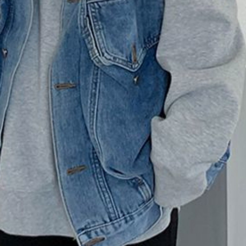 Τζιν Γιλέκα Γυναικεία Χαλαρά Harajuku Vintage Casual Unisex Ανοιξιάτικο Ιαπωνικό Στιλ Μπλε All-match Lazy Chic Streetwear Αμάνικα