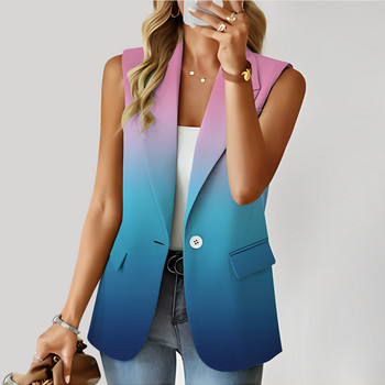 Νέο κοστούμι γιλέκο παλτό 2023 Άνοιξη/Καλοκαίρι Ευέλικτο Γυναικείο Top Slim Fit Commuter Small Suit Design Sense Small Crowd