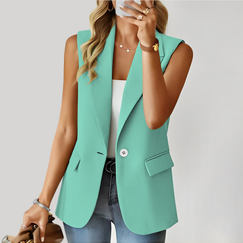 Νέο κοστούμι γιλέκο παλτό 2023 Άνοιξη/Καλοκαίρι Ευέλικτο Γυναικείο Top Slim Fit Commuter Small Suit Design Sense Small Crowd