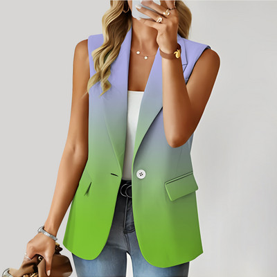 Uus ülikonna-vest mantel 2023. aasta kevad/suvi mitmekülgne naiste ülaosa, õhukese kehaehitusega väike ülikond, disain Sense Small Crowd