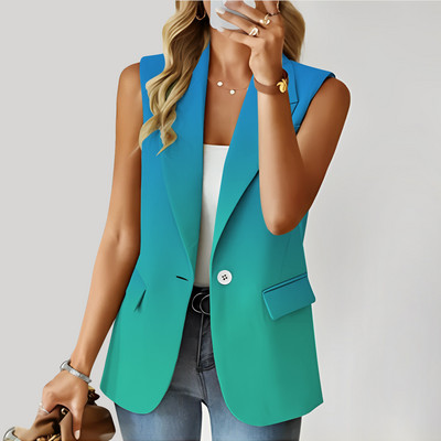 Uus ülikonna-vest mantel 2023. aasta kevad/suvi mitmekülgne naiste ülaosa, õhukese kehaehitusega väike ülikond, disain Sense Small Crowd