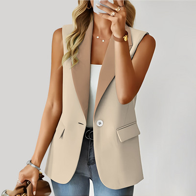 Uus ülikonna-vest mantel 2023. aasta kevad/suvi mitmekülgne naiste ülaosa, õhukese kehaehitusega väike ülikond, disain Sense Small Crowd