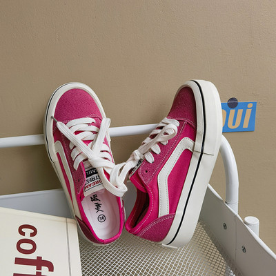 Lõuend tossud naistele jalanõud, kevad-sügis, platvormkingad Naiste paeltega tossud naiste vulkaniseeritud kingad